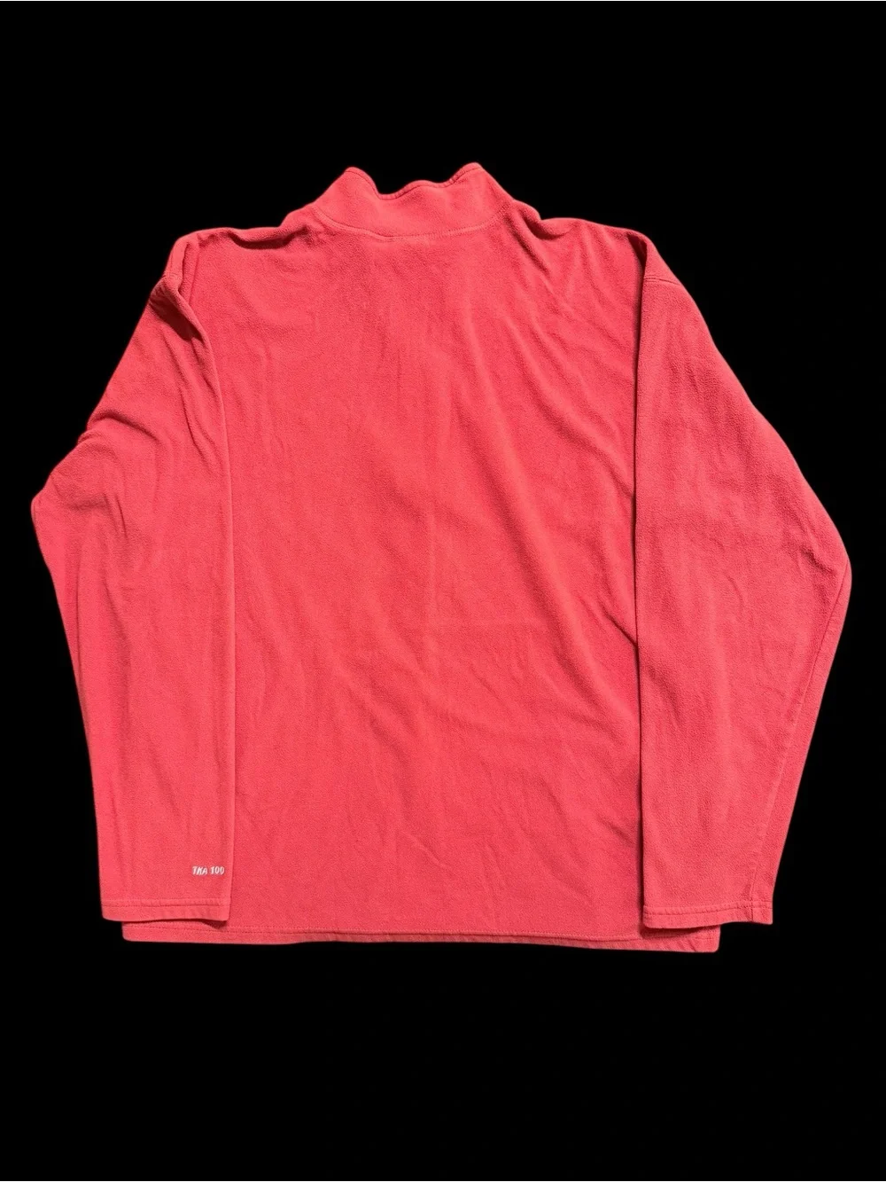 The North Face TKA 100 Fleece Quarter Zip Pullover Mens Medium Orange